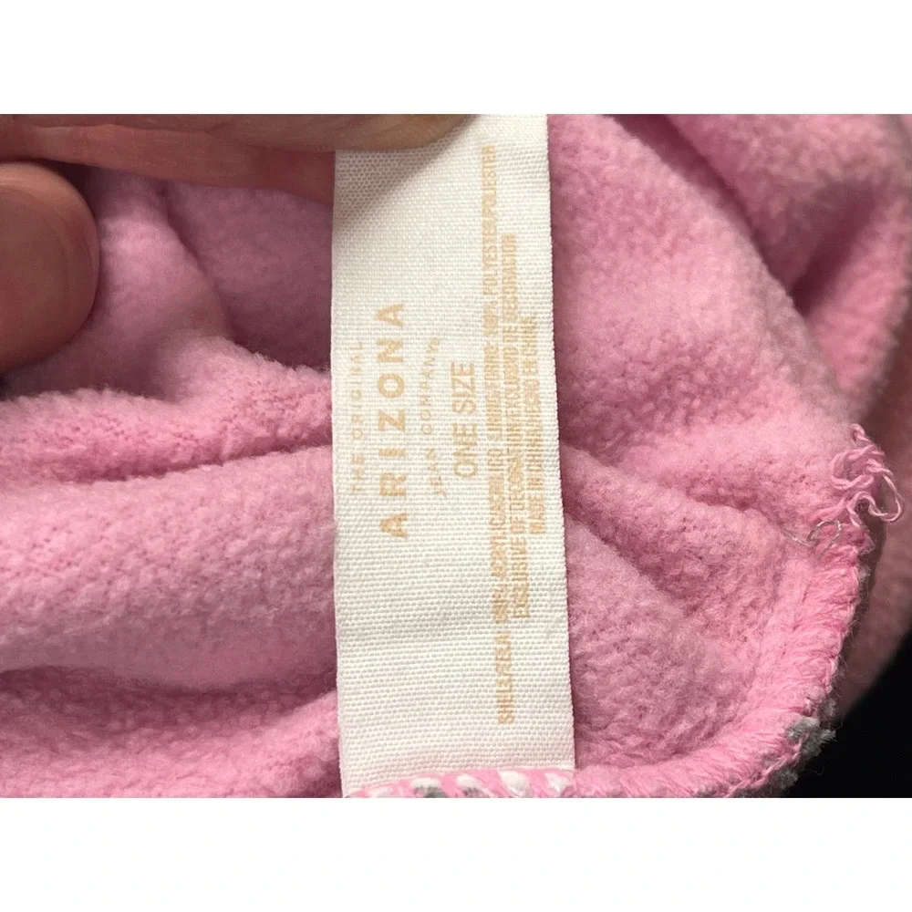 Arizona Jean Company Kids Gray Mouse Hat with Pink Ears and Braids‎ One Size